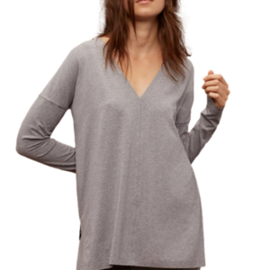 🩶 Babaton The Group Haines Drop Shoulder Tee Size L  EUC